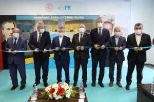 Zonguldak’ta Ptt A.Ş yeni konsepti ile açıldı