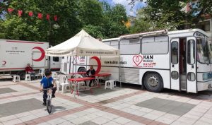 Kızılay Orhangazi’de iki haftada 795 ünite kan topladı