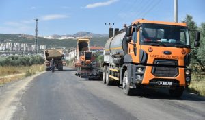Yeniköy yolunda asfalt çalışması başladı