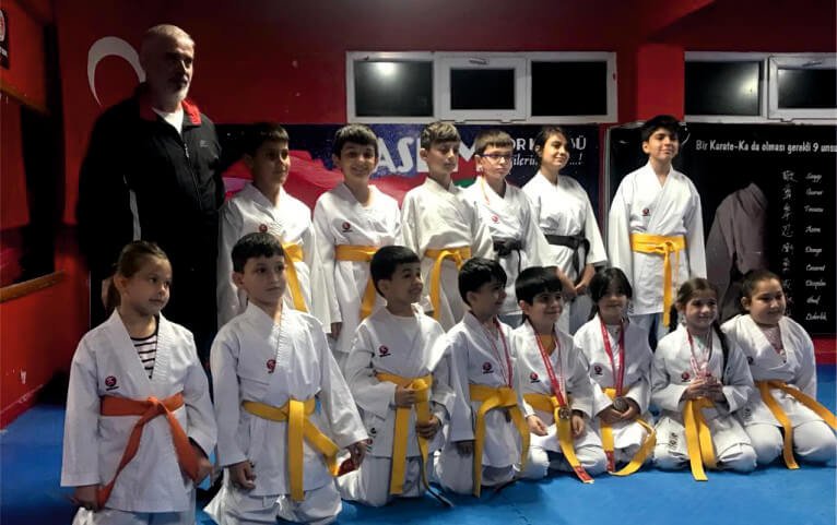 Küçük sporcularda kuşak heyecanı