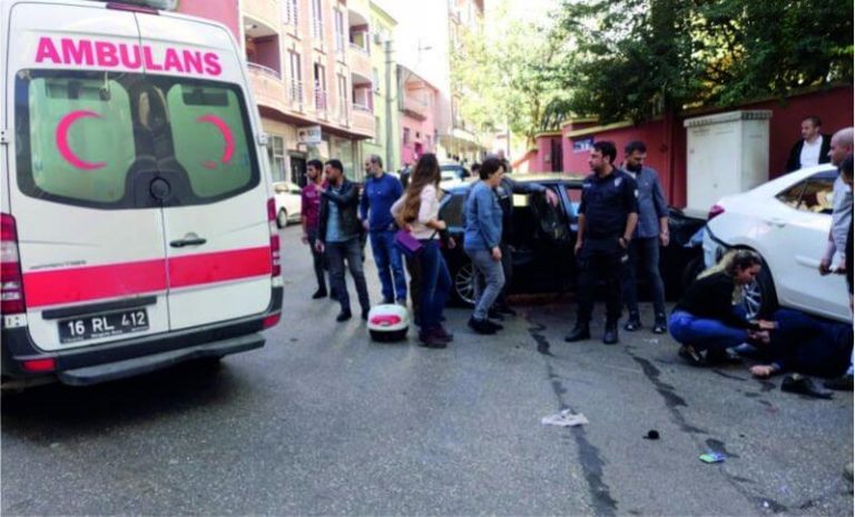 Feci kaza ucuz atlatıldı !