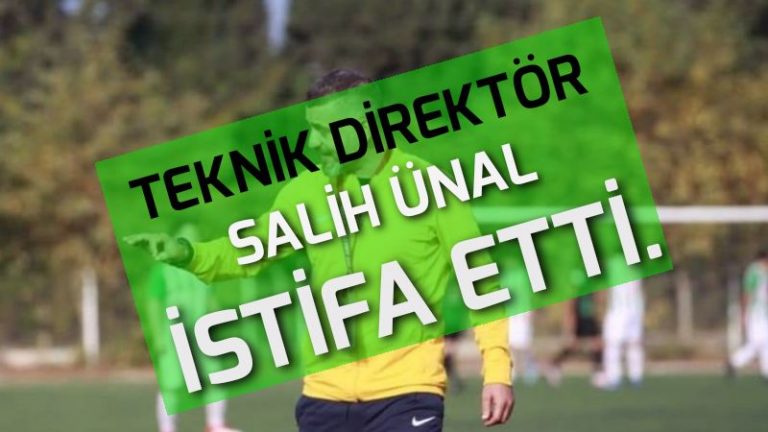 Çakırlıspor teknik direktörü Salih Ünal, görevinden istifa etti.