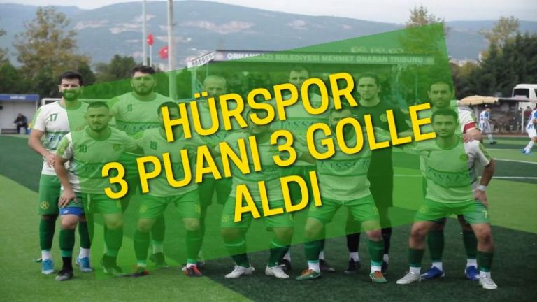 Lider Hürspor 3-1 kazandı.