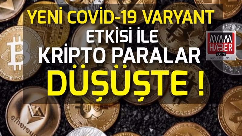 Yeni Covid-19 Varyant Etkisi ile kripto paralar düşüşte