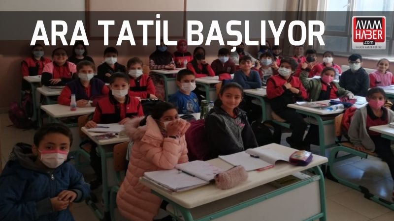 İlk ara tatil başlıyor