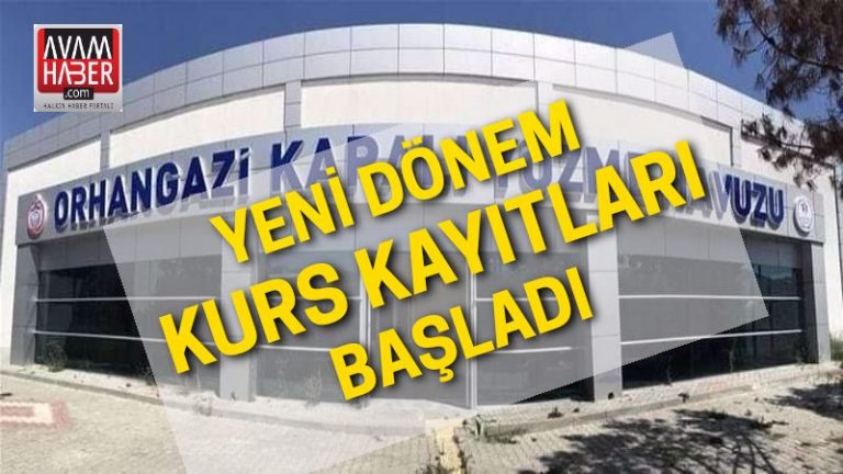 Orhangazi kapalı yüzme havuzunda yeni dönem kayıtları başladı