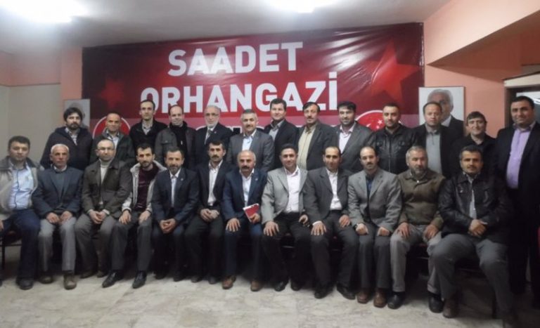 Orhangazi Saadet Partisi Teşkilatı 8.Olağan Kongresine hazırlanıyor.