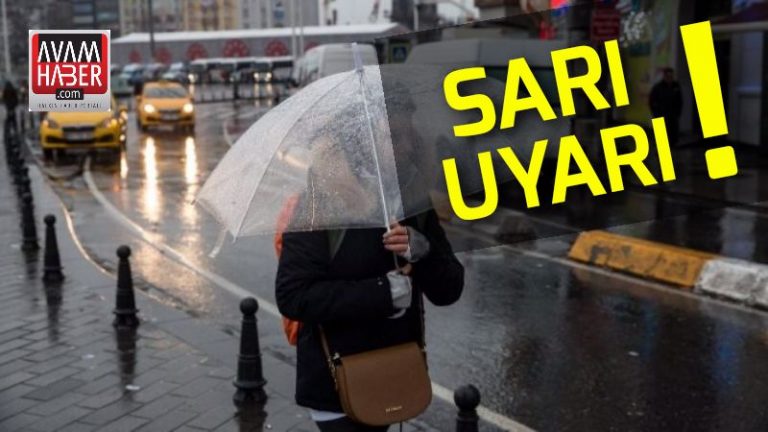 Bursa için sarı uyarı !