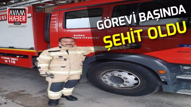 Görevi başında ŞEHİT oldu .