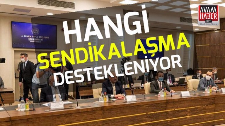Sadece sarı sendikalaşma mı desteklenecek ?