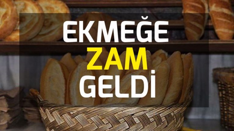 Ekmeğe zam geldi