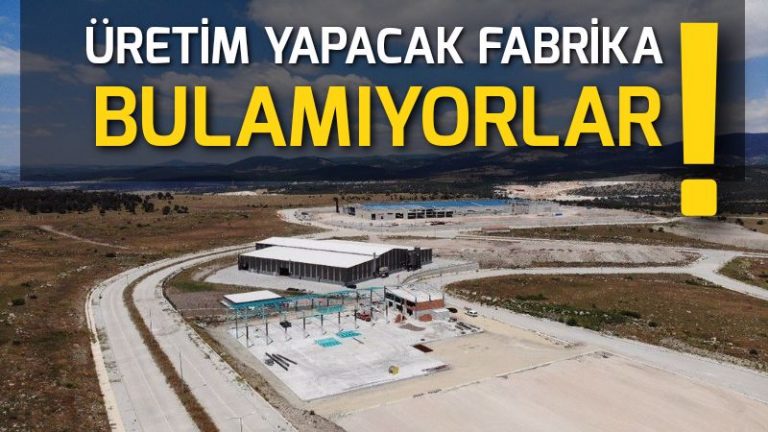 Üretim yapacak fabrika bulamıyorlar