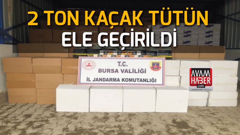 Jandarma’dan kaçak tütün operasyonu