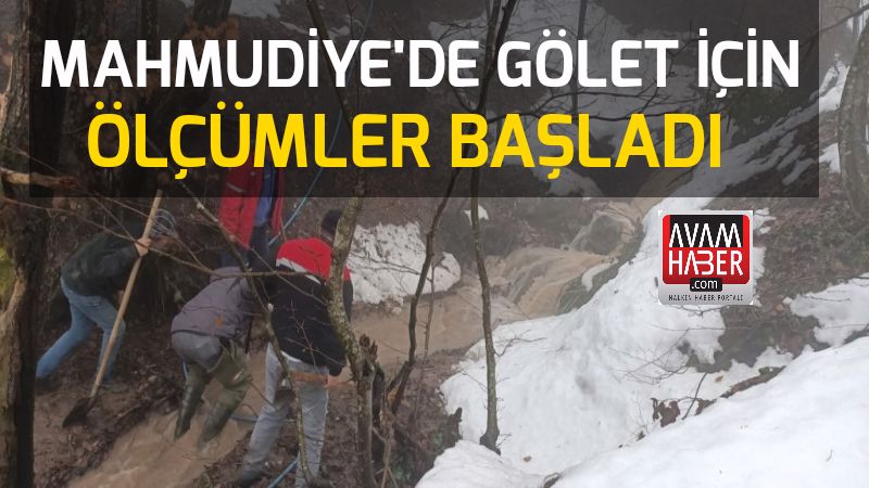 Mahmudiye’de ölçümler başladı