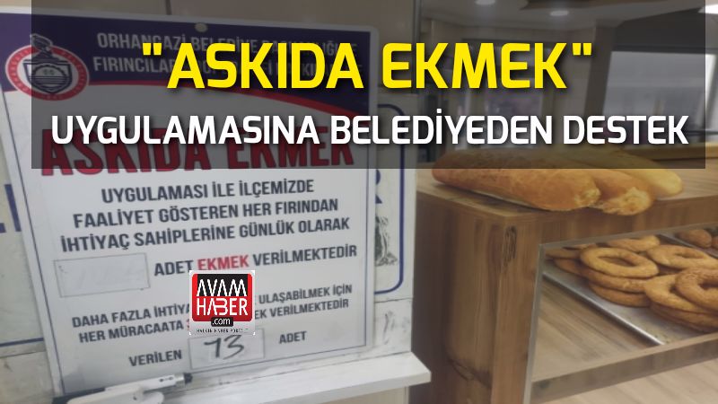 Askıda ekmek uygulamasına destek