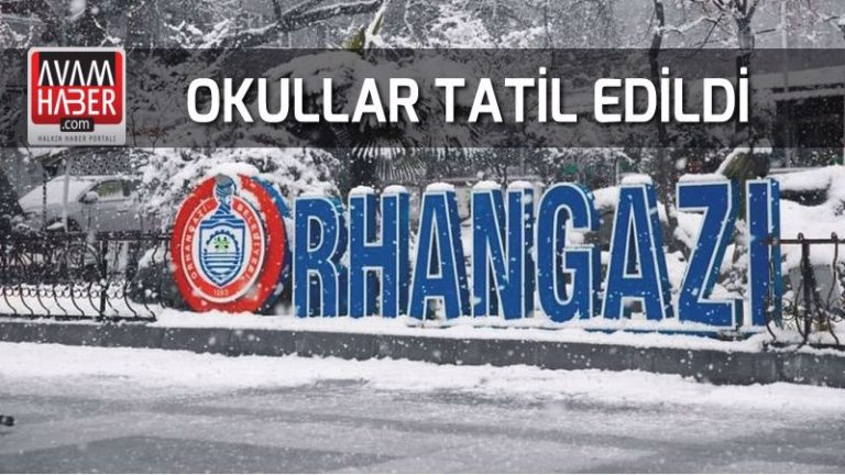 Okullar tatil edildi