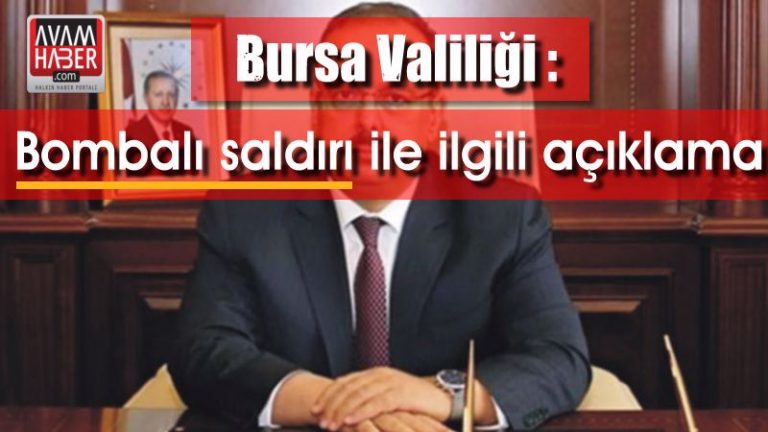 Bombalı saldırıyla ilgili yeni açıklama