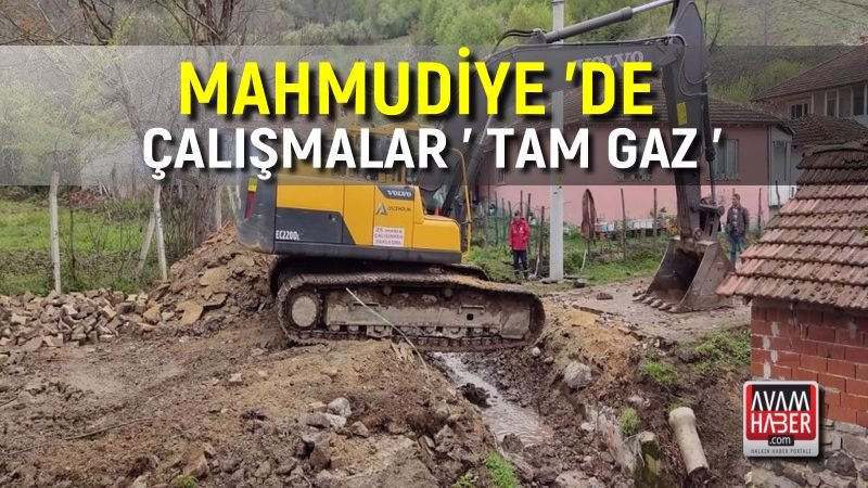 Mahmudiye’de çalışmalar tam gaz