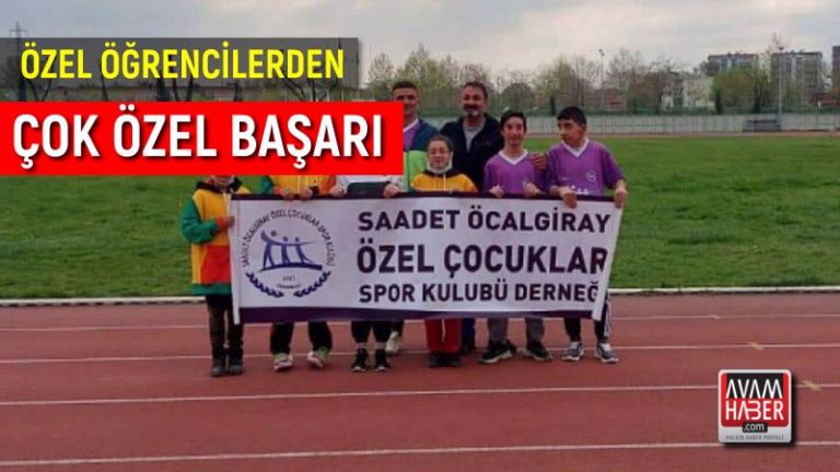 Özel Öğrencilerden çok özel başarı