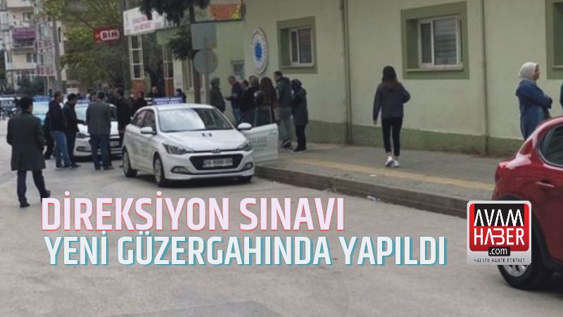 Orhangazi’de direksiyon sınavı yeni güzergahında