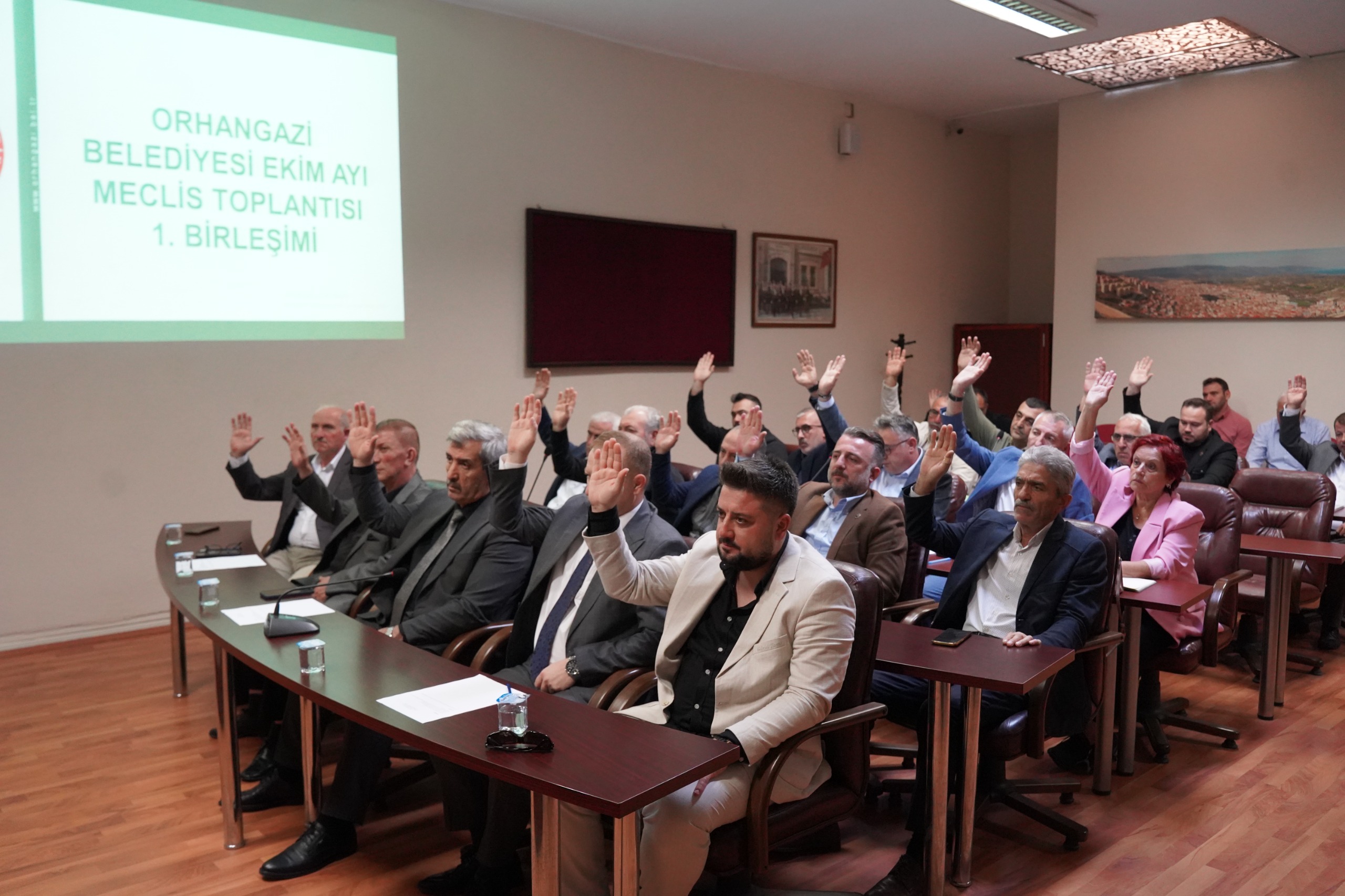 Orhangazi Belediyesi Ekim Ayı Meclis Toplantısı Gerçekleştirildi