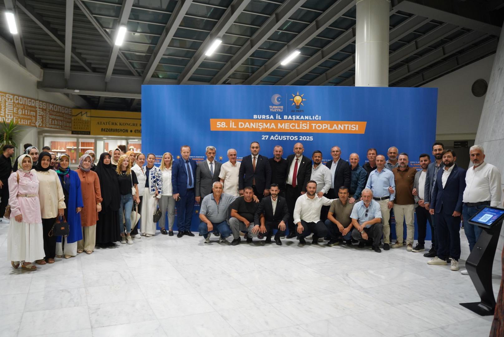 AK Parti Bursa 58. İl Danışma Meclisi: “Her Yeni Üye Türkiye Yüzyılı’na Katılan Yeni Bir Nefes”