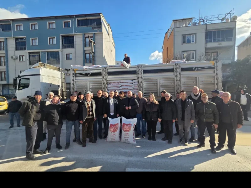 HAGEL’den Orhangazi’de Üreticilere Yem Desteği