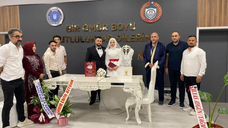 Orhangazi Belediyesi 2025’te 559 Çiftin Nikahını Kıydı