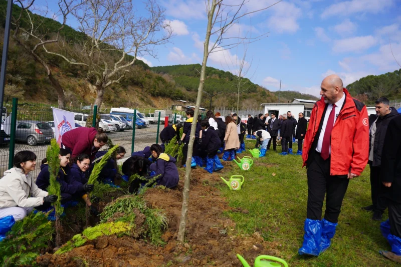 Orhangazi’de Dünya Ormancılık Günü’nde Fidanlar Toprakla Buluştu