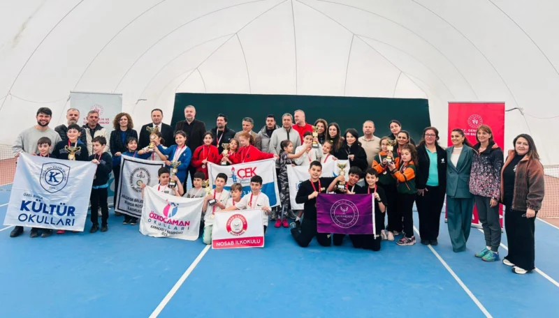 Bursa’da 8-9 yaş Tenis İl Şampiyonası tamamlandı