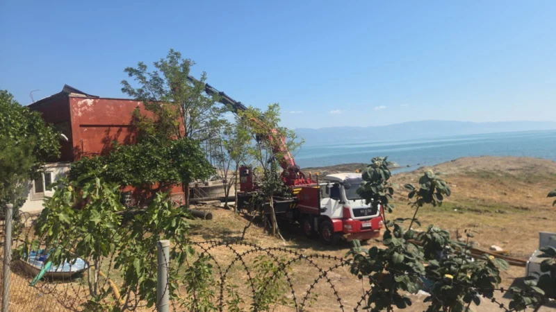 Gemlik Gübre’nin İznik Gölü’ndeki Pompa İstasyonunda Bakım