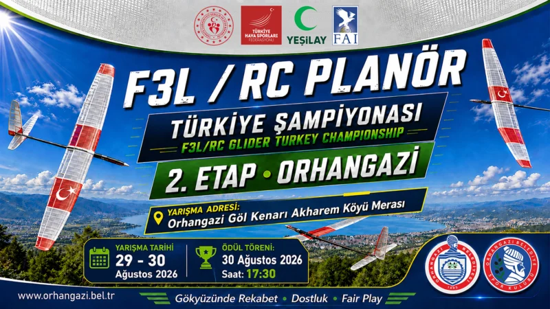 Gökyüzünde Büyük Mücadele! Planör Türkiye Şampiyonası Orhangazi’de