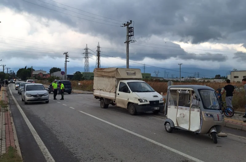 Örnekköy Yolu’nda Korkutan Kaza