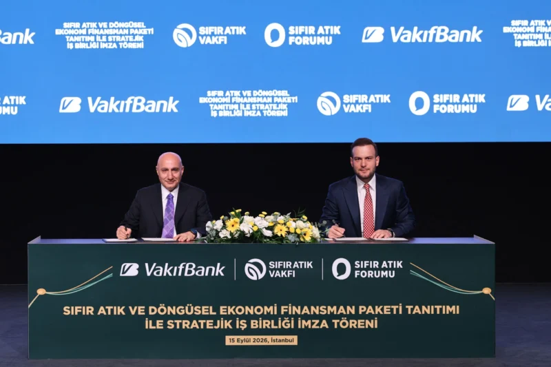 VakıfBank ve Sıfır Atık Vakfı’ndan döngüsel ekonomiye 10 milyar liralık finansman hedefi