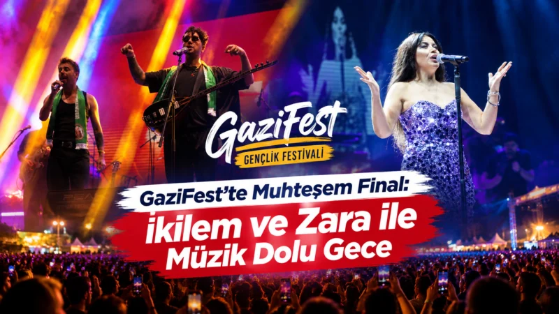 GaziFest’te Muhteşem Final: İkilem ve Zara ile Müzik Dolu Gece