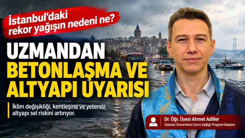 “ŞEHİRLERİ GELECEĞİN İKLİM RİSKLERİNE GÖRE PLANLAMALIYIZ”