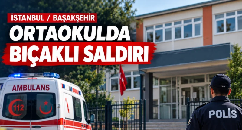 Başakşehir’de Ortaokulda Bıçaklı Saldırı: 8 Öğrenci Yaralandı