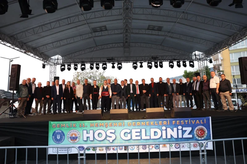 Gemlik’te Anadolu Rüzgârı! 20 Hemşehri Derneği Kültür Şöleninde Buluştu